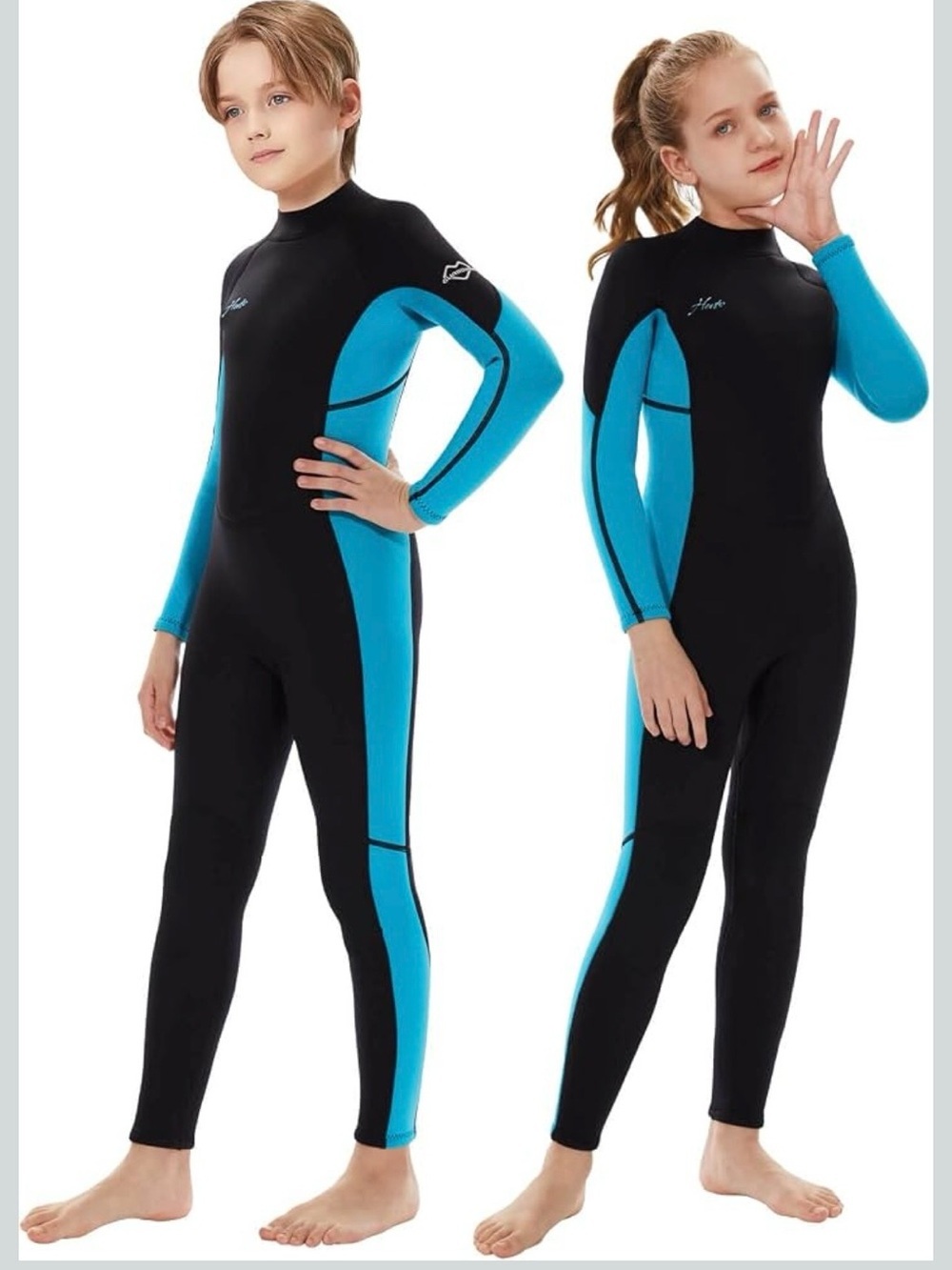 Hevto Wetsuits Kids 3/2mm Neoprene Full Wet Suit Thermal 5. 1982/1-1